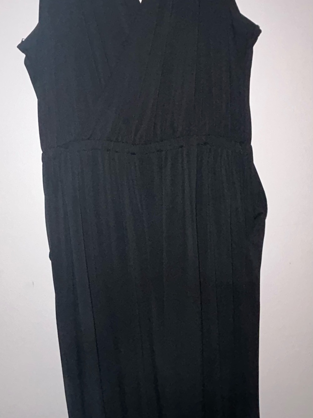 A New Day Classic Black Sleeveless V-Neck Jumper